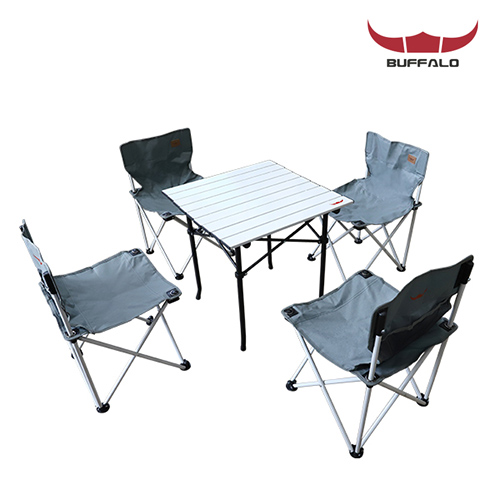 [버팔로] 4인용 테이블 의자세트 DCG0003GY / 캠핑