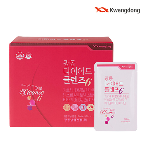 [광동] 다이어트 클렌즈6 90ml x 14포 x 2박스 (4주)