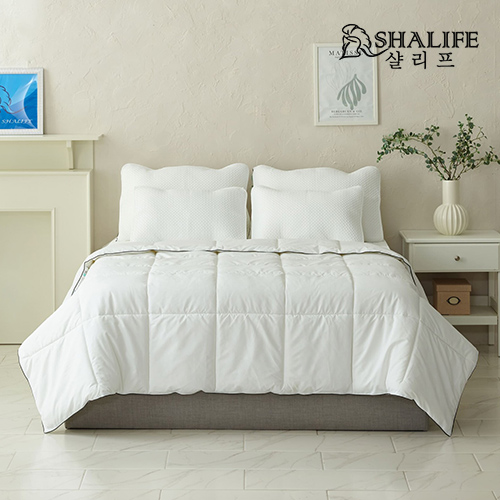 [샬리프] 이든 양모이불 (화이트 180 x 210cm) / Q사이즈