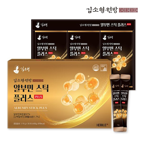 [김소형원방] 알부민 스틱 플러스 15g x 30포 + 쇼핑백동봉