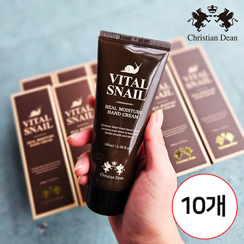 [크리스찬딘] 달팽이 핸드크림 100ml x 10개
