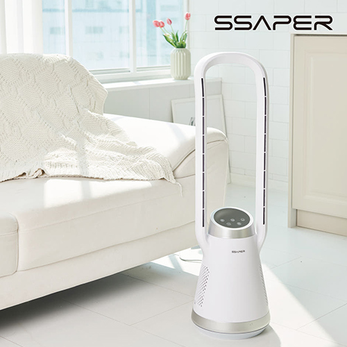 [셰퍼] 에어리움 무드등 날개없는 선풍기 SS-J6015